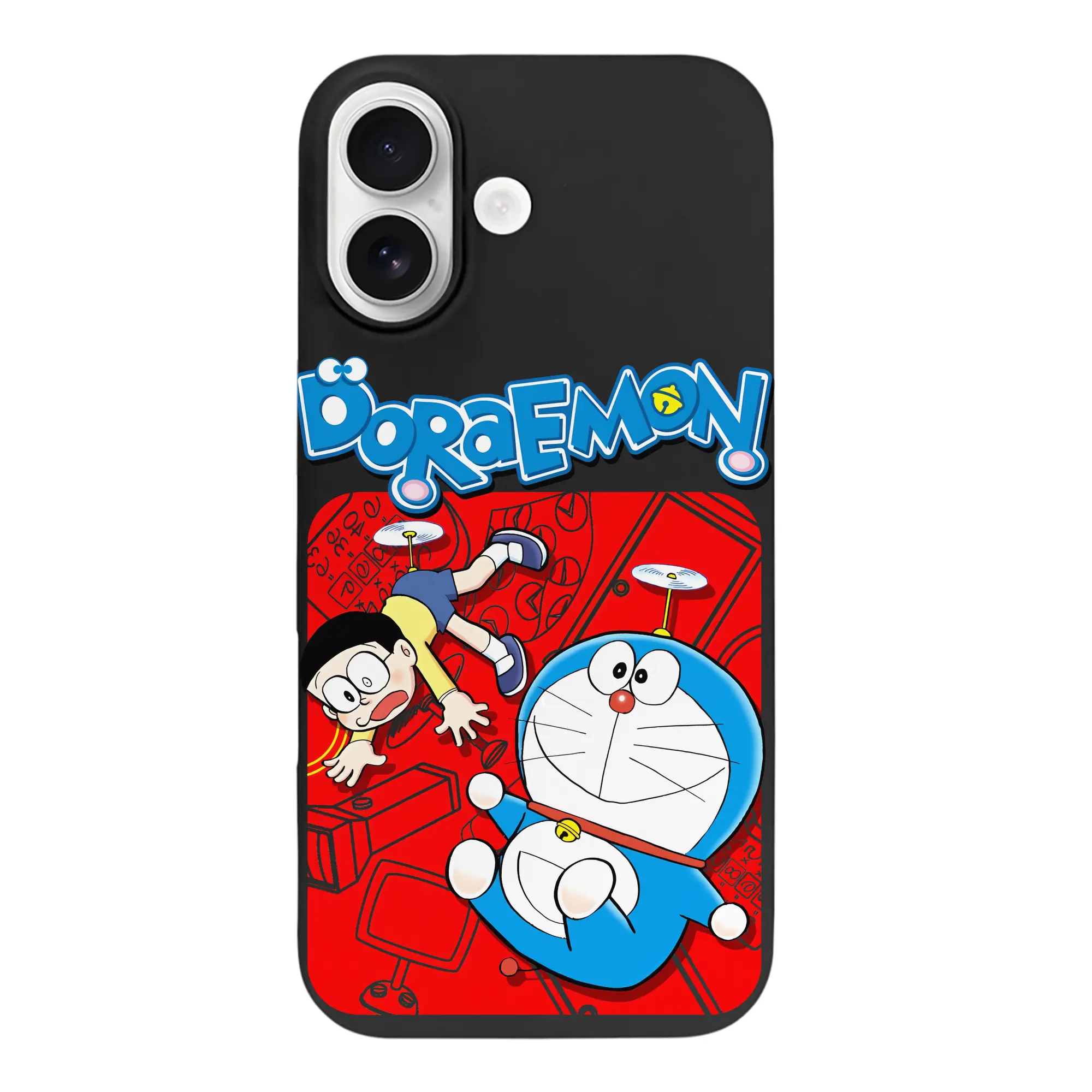 ドラえもん グッズドラえもん - iPhone 17 シリーズ シリコンケース 薄型 耐衝撃 指紋防止 ソフトタッチカバー 精密フィット 傷防止 保護ケース iPhone 17/17 Air/17 Pro/17 Pro Max 対応